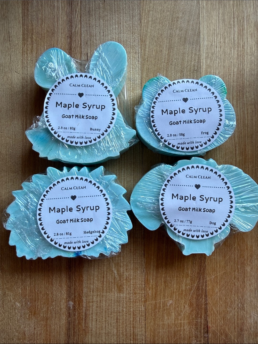 Buy Now—Maple Syrup Scented Goat Milk Soap-Choose Your Animal! - Picture 2 of 2